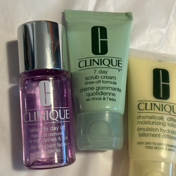 Clinique cleansing lot of gently used and new items travel size. - Picture 2 of 6
